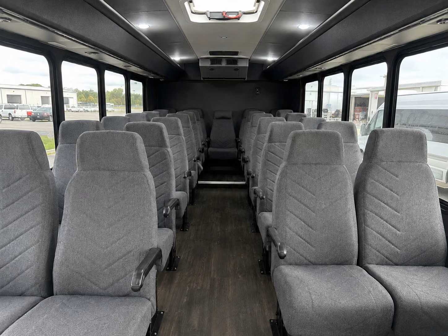 20 passenger minibus interior
