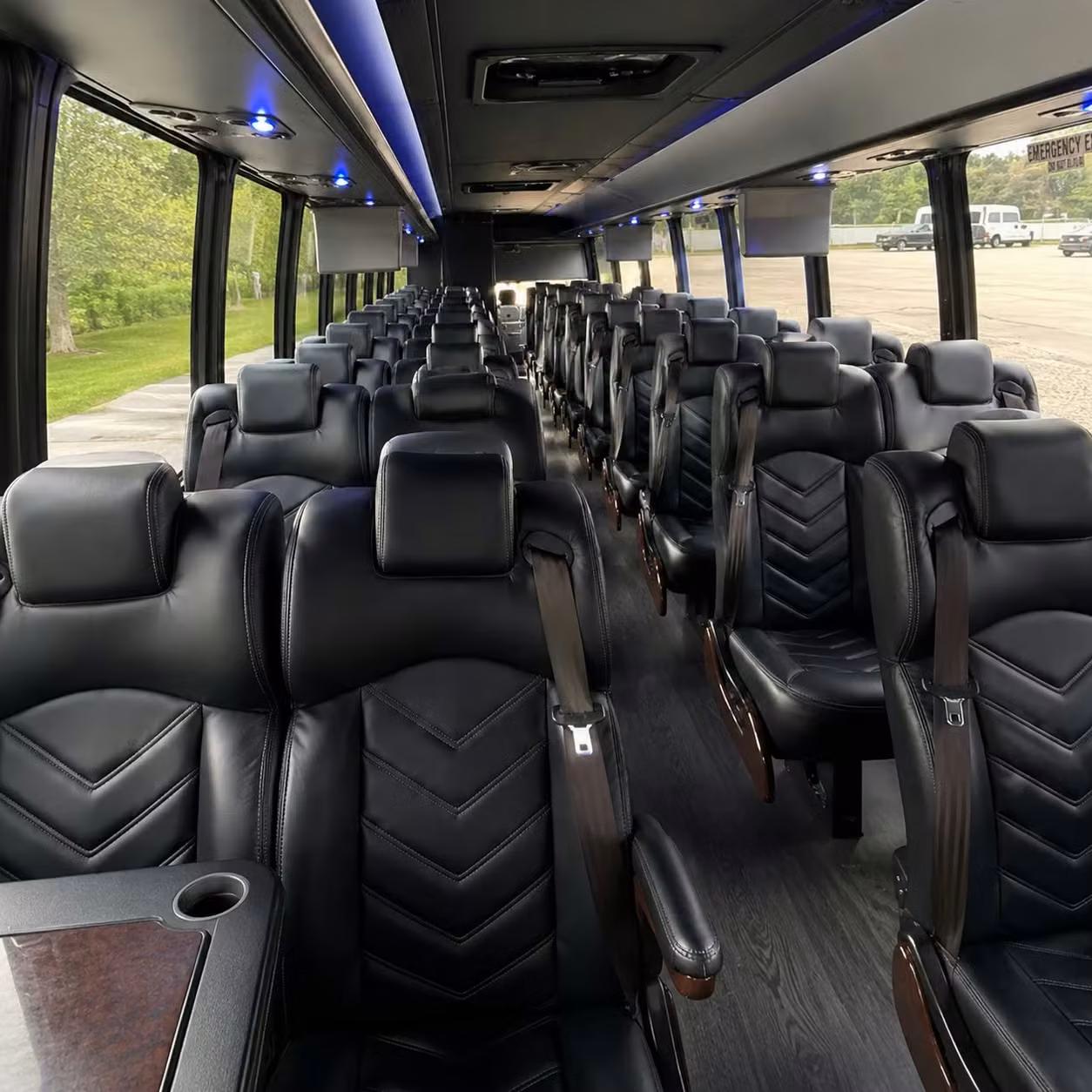 25 passenger minibus inside