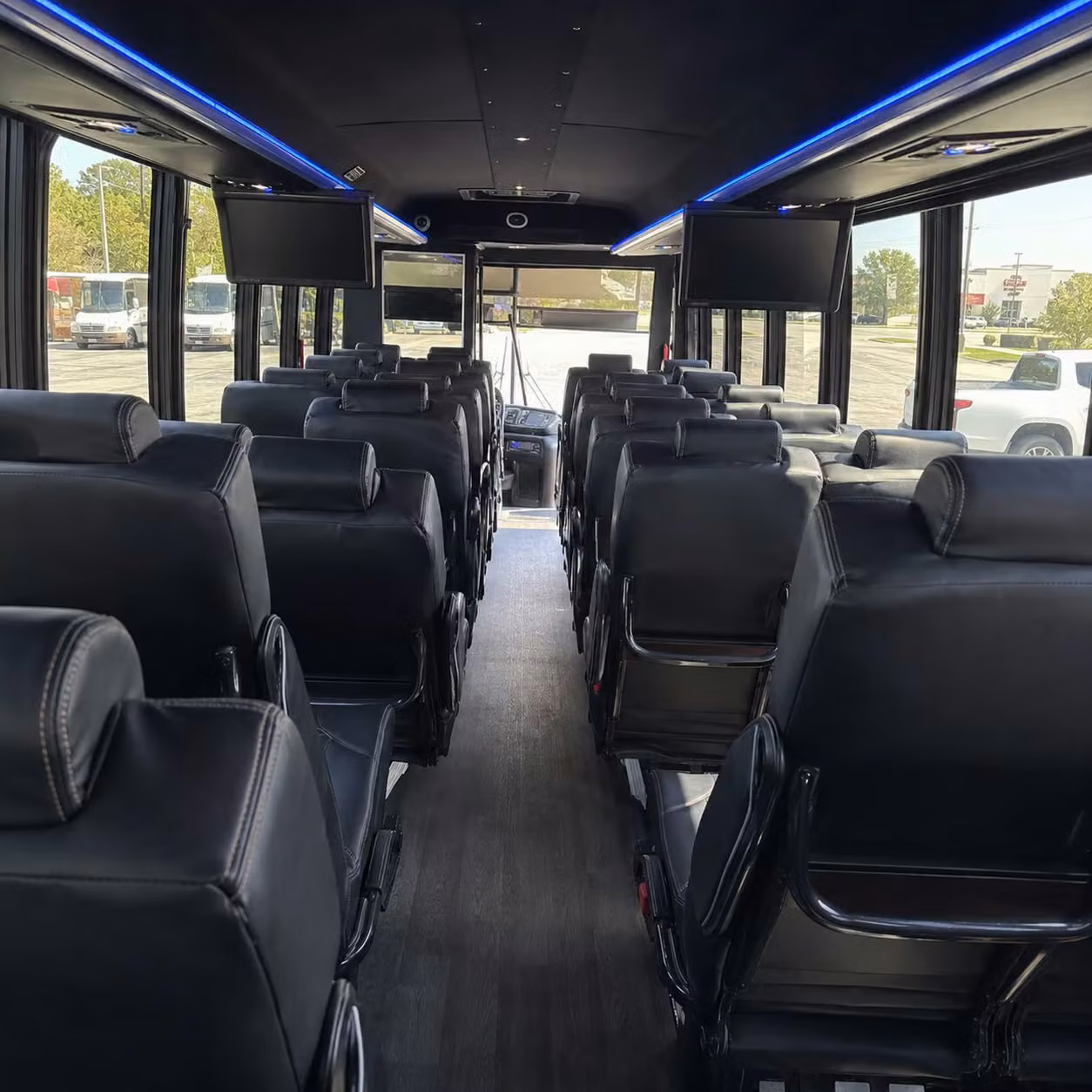 30 passenger minibus interior