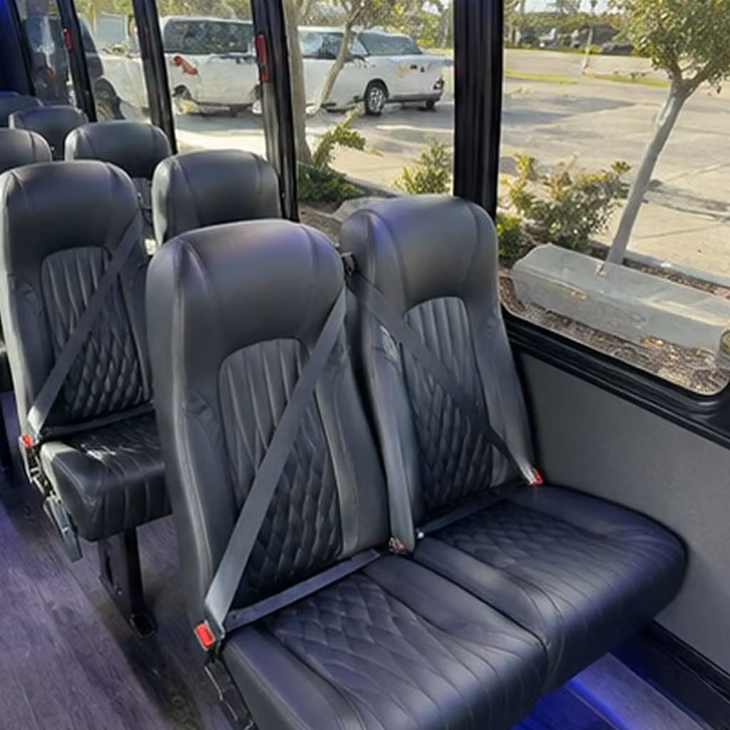 35 passenger minibus interior