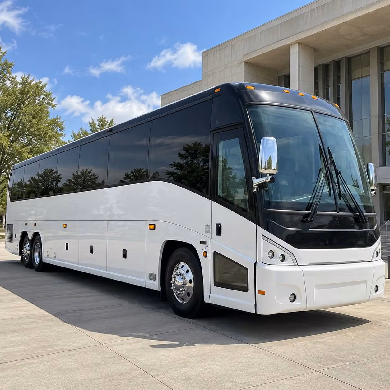 corporate travel groups in parker trust charter buses for den transfers