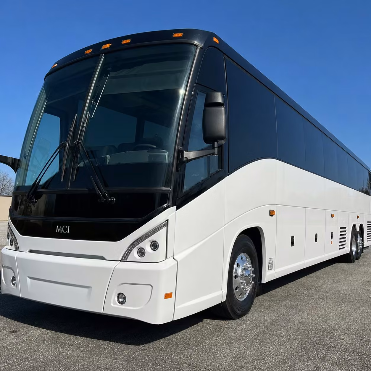 parker 56 passenger charter bus rental