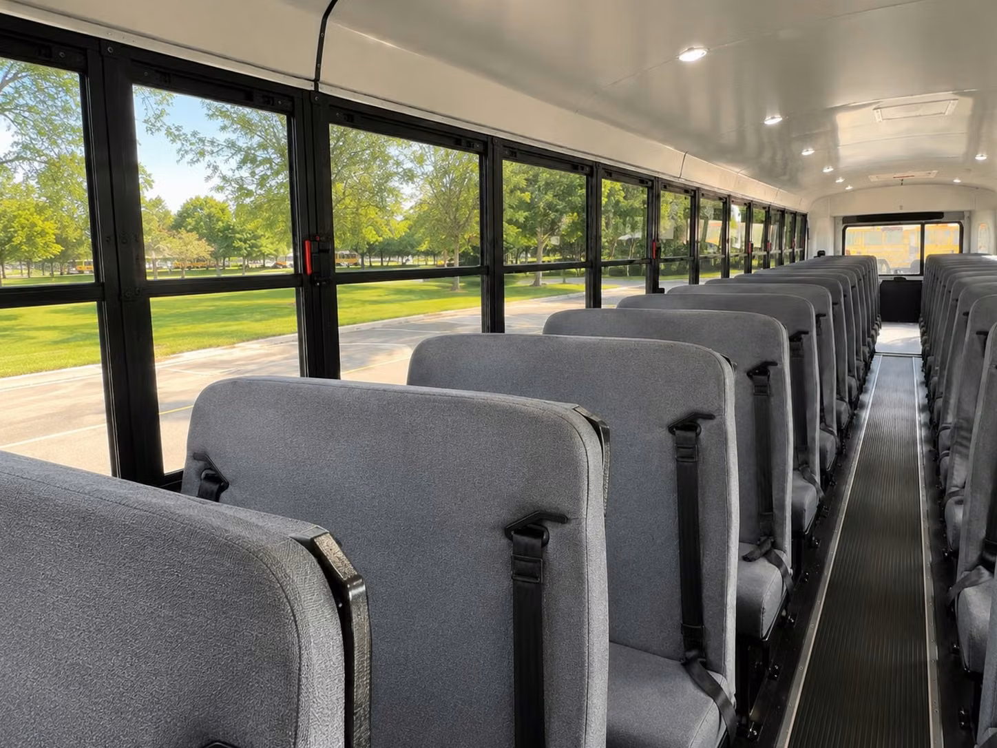 school bus interior
